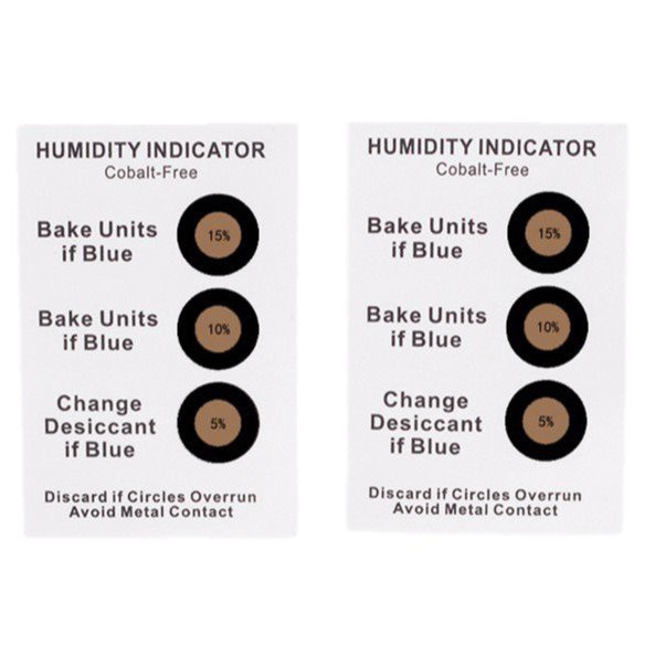 Kartu Indikator Kelembaban Bebas Kobalt 5 Tempat